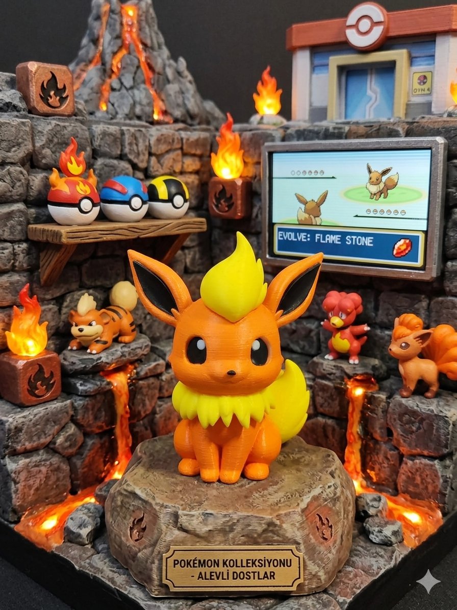 Flareon Figürü 12 CM