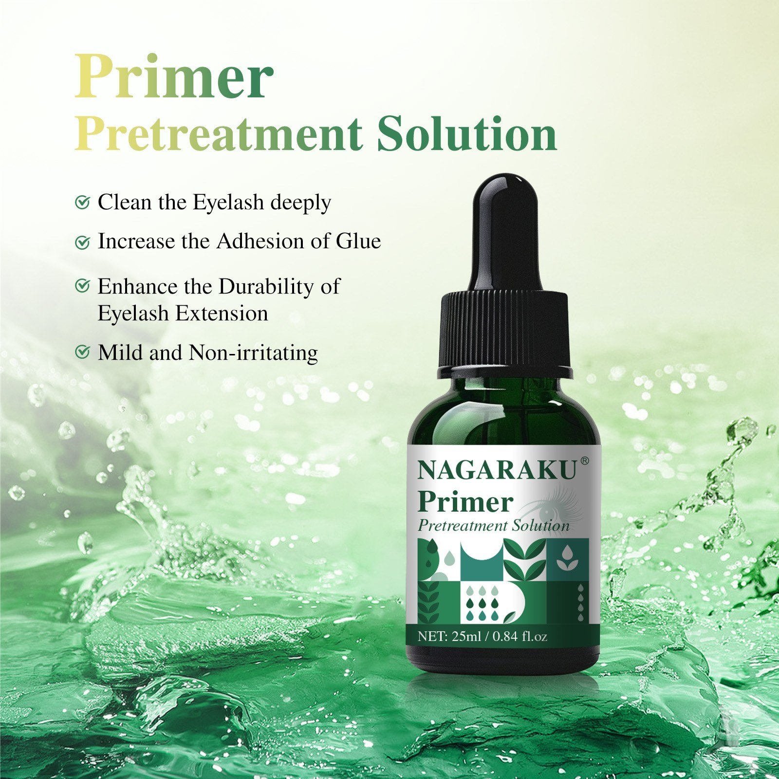 Nagaraku İpek Kirpik Primer 25 ml