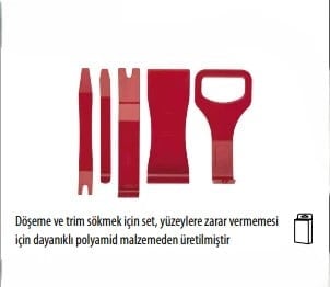 CETA FORM 5 PARÇA DÖŞEME VE TRİM SÖKME TAKIMI N31-1105