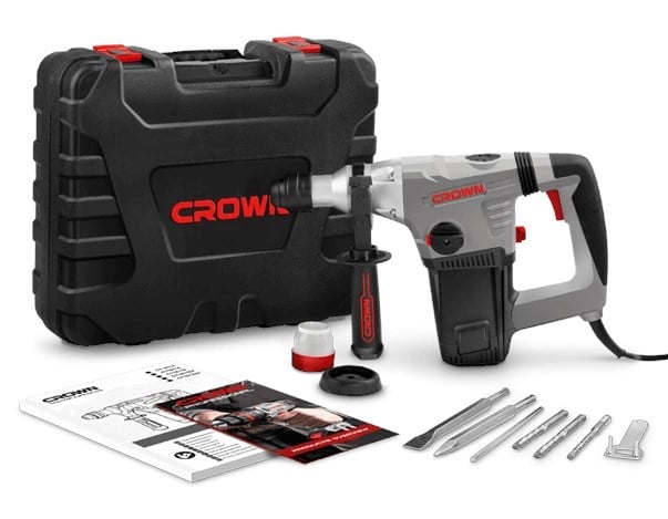 CROWN ELEKTRİKLİ SDS PLUS KIRICI-DELİCİ 5KG 1050W CT18116 BMC