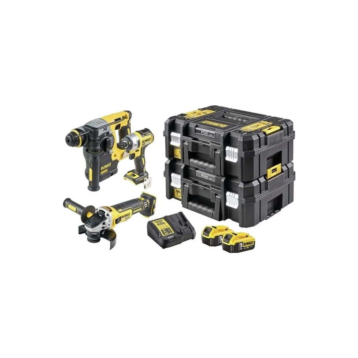 DEWALT DCK305P2T 18V KÖMÜRSÜZ 3LÜ SET 2AKÜ+ŞARJ