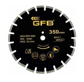 GFB 450mm x 25.4 x 10mm ASFALT KESME TESTERE LAZER KAYNAKLI 2375