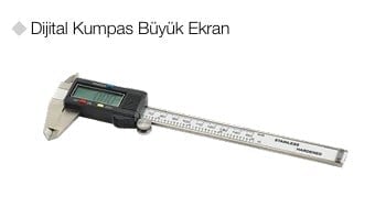 GFB DİJİTAL KUMPAS PLASTİK EKRAN 150 x 0,01 mm 1051