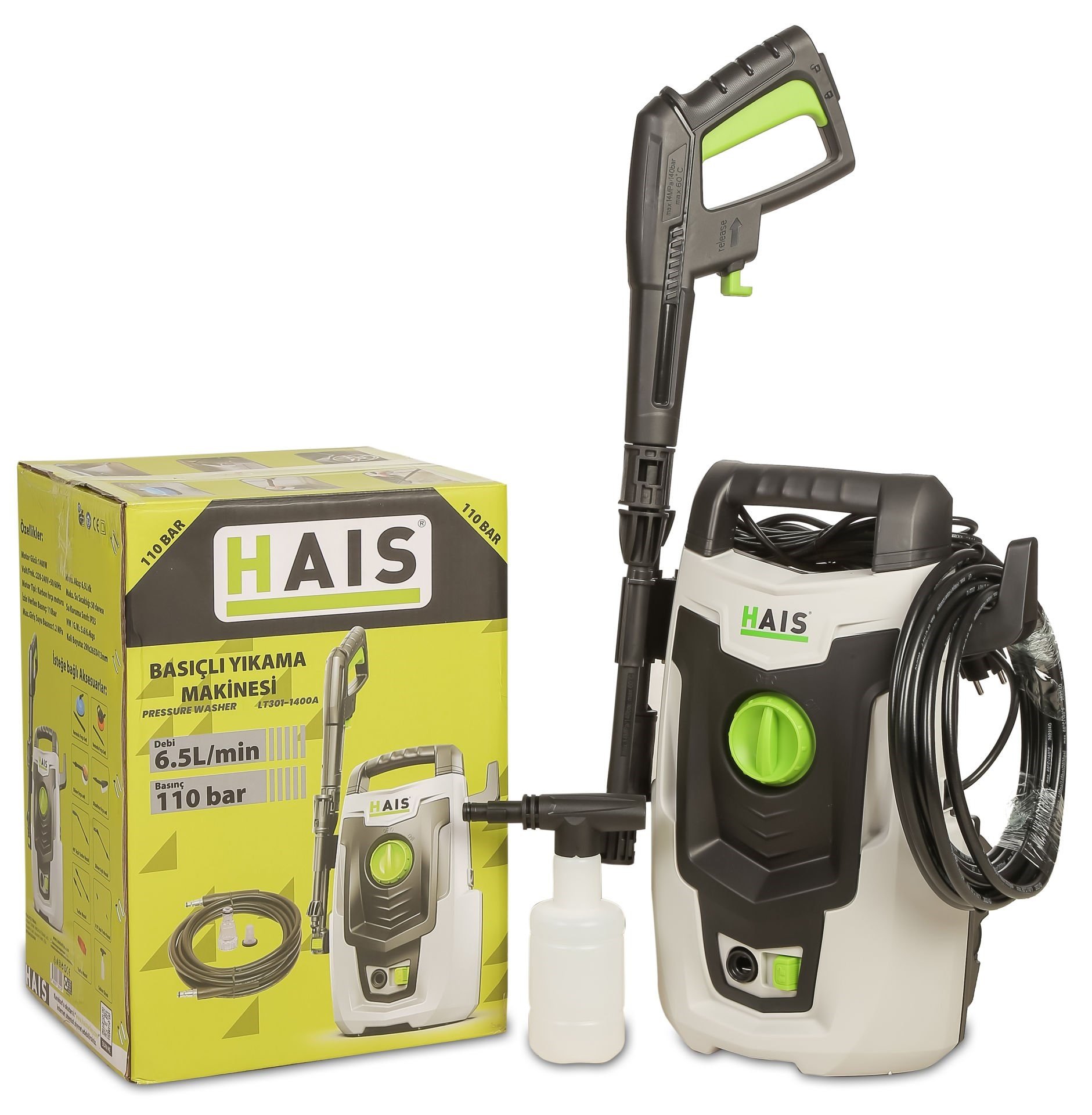 HAIS 110 BAR BASINÇLI YIKAMA MAKİNASI LT301