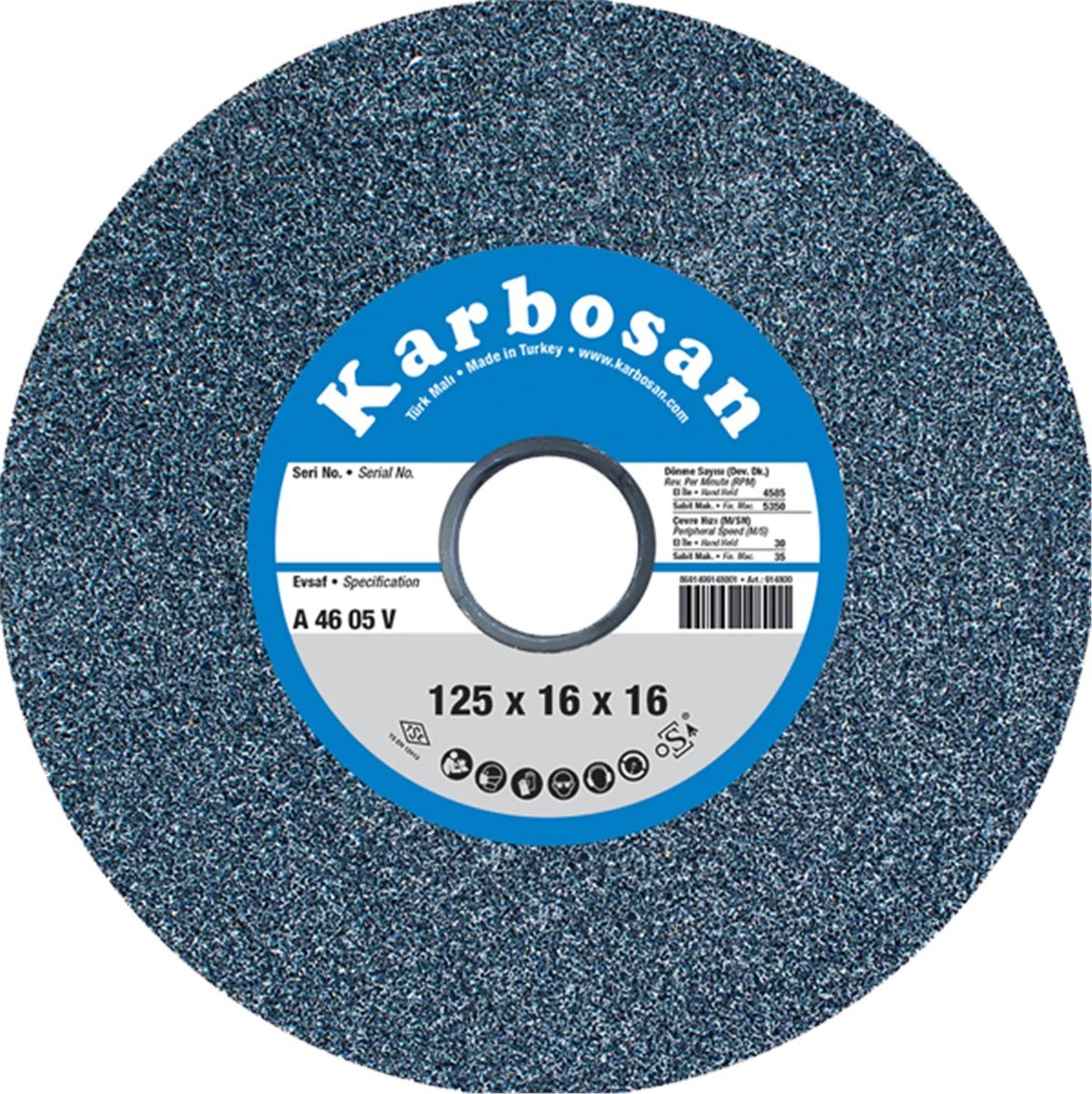 KARBOSAN AO TAŞLAMA TAŞI 150x25x20