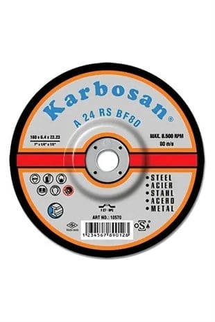 KARBOSAN TAŞLAMA TAŞI ( SİLİCİ TAŞ ) 115x6.4x22.23