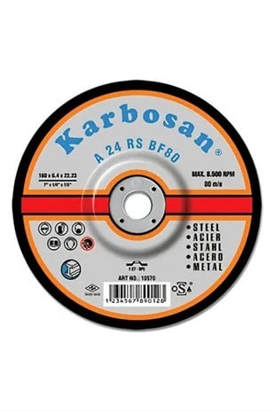 KARBOSAN TAŞLAMA TAŞI ( SİLİCİ TAŞ ) 180x8.0x22.23