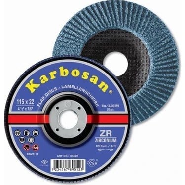KARBOSAN ZR FLAP DİSK 180x60