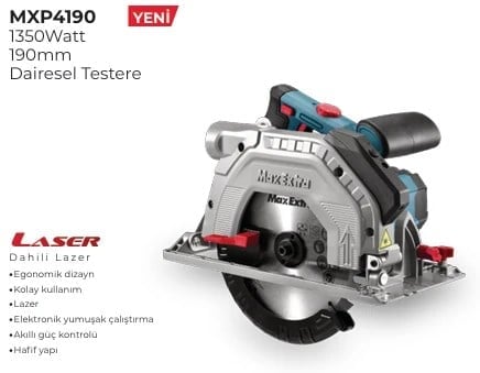 MAX EXTRA SUNTA KESME (DAİRESEL TESTERE) 1350W 190MM MXP4190