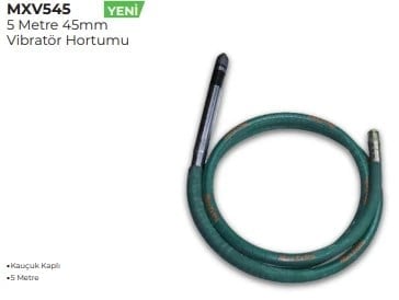 MAX EXTRA VİBRATÖR HORTUMU 5 METRE 45MM MXV545