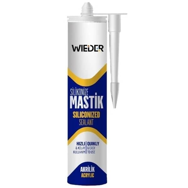 WIEDER SİLİKONİZE MASTİK ANTRASİT GRİ 450GR