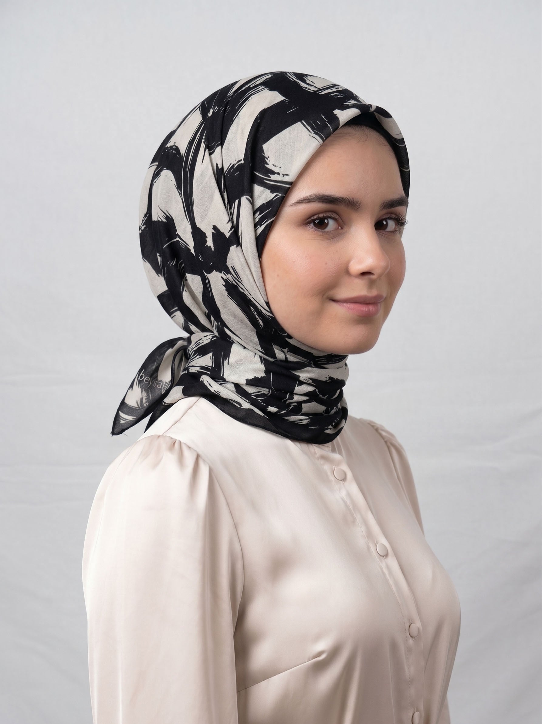 Desenli Pamuk Eşarp - Denge