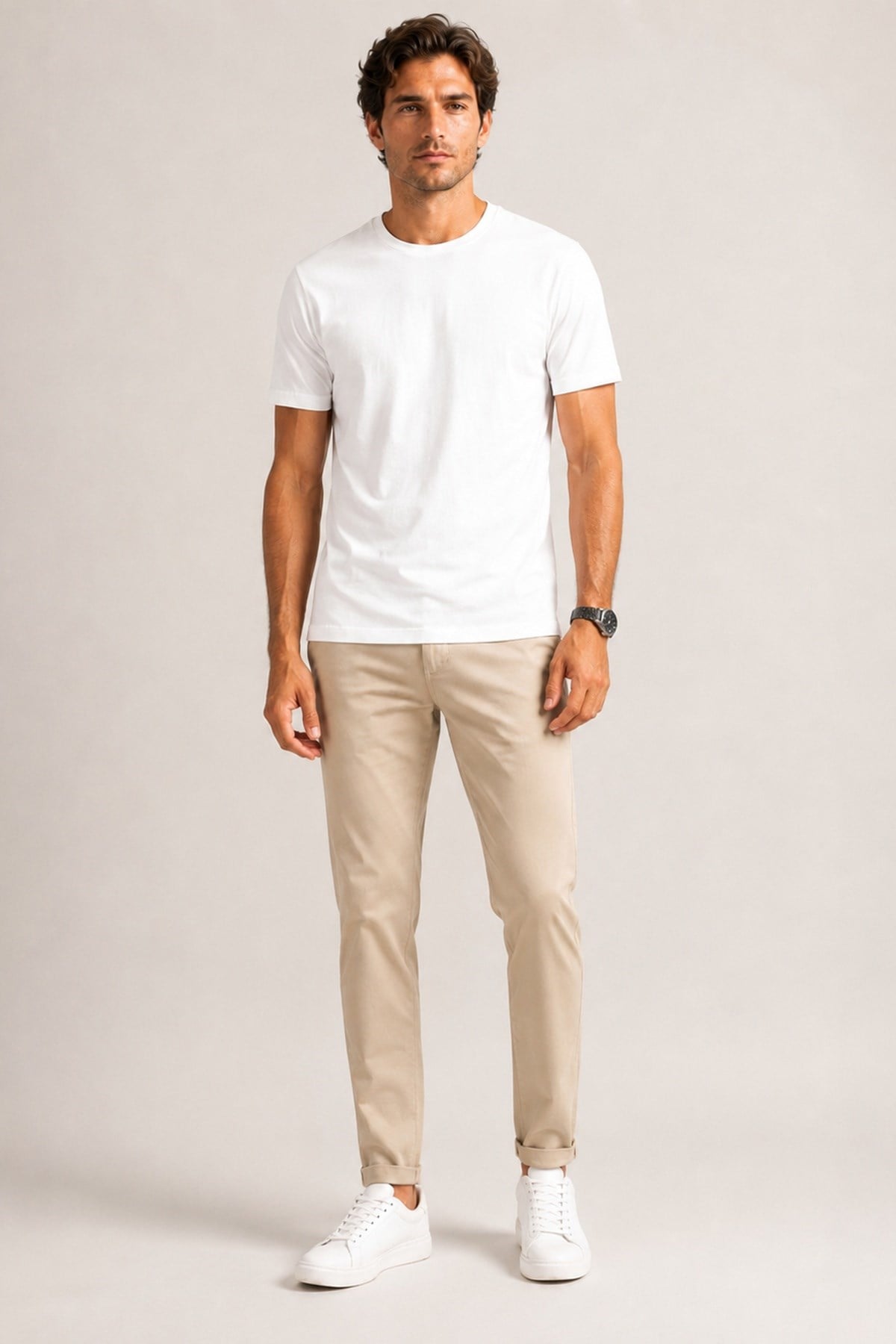 Beyaz Soft Flex T-Shirt