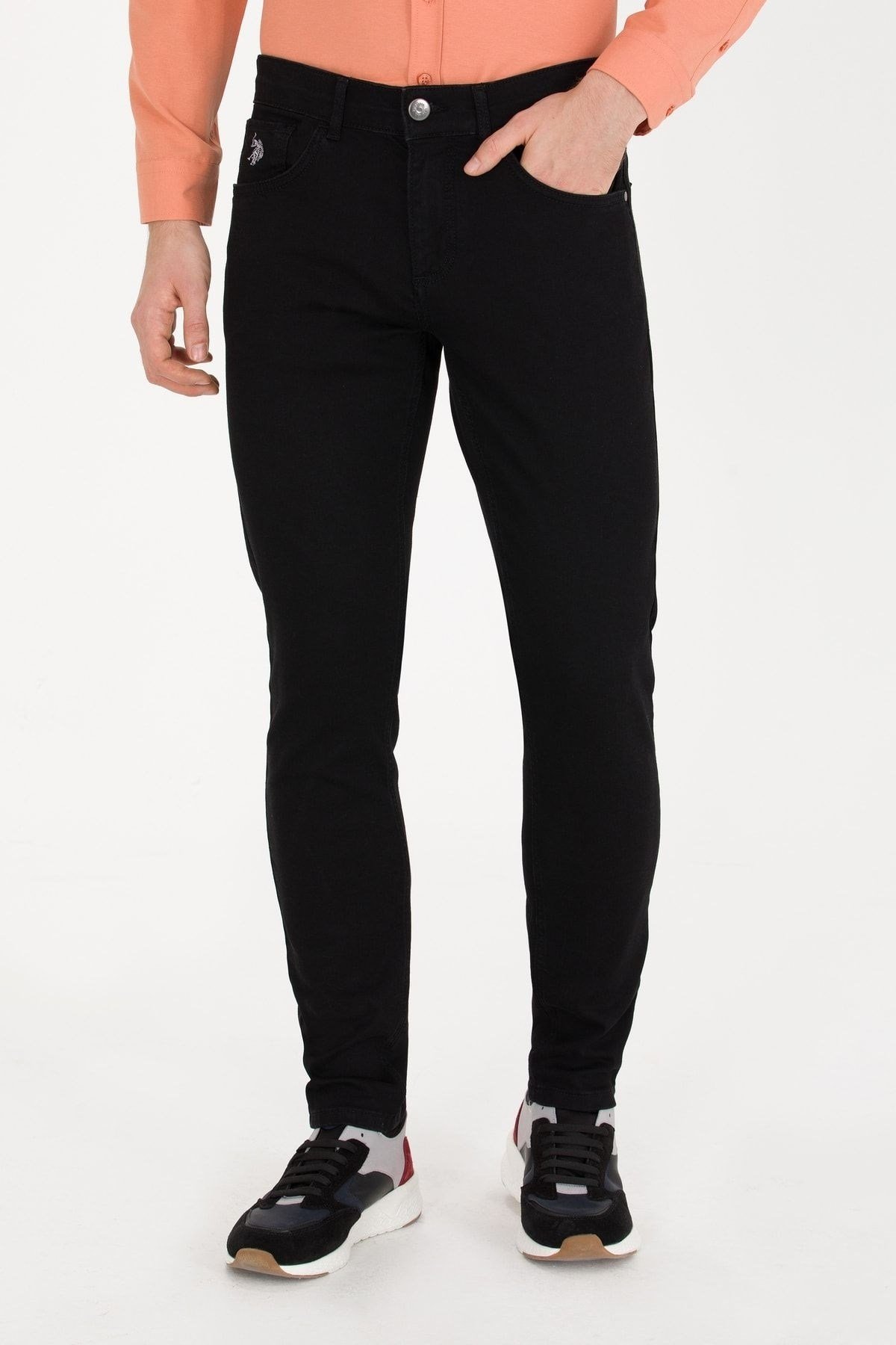 Detan Us Polo Assn Erkek Jean Pantolon 1602173 Black