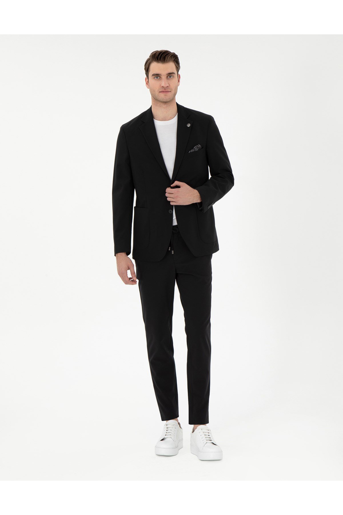 Erkek Slim Fit Düz Pantolon 2163496