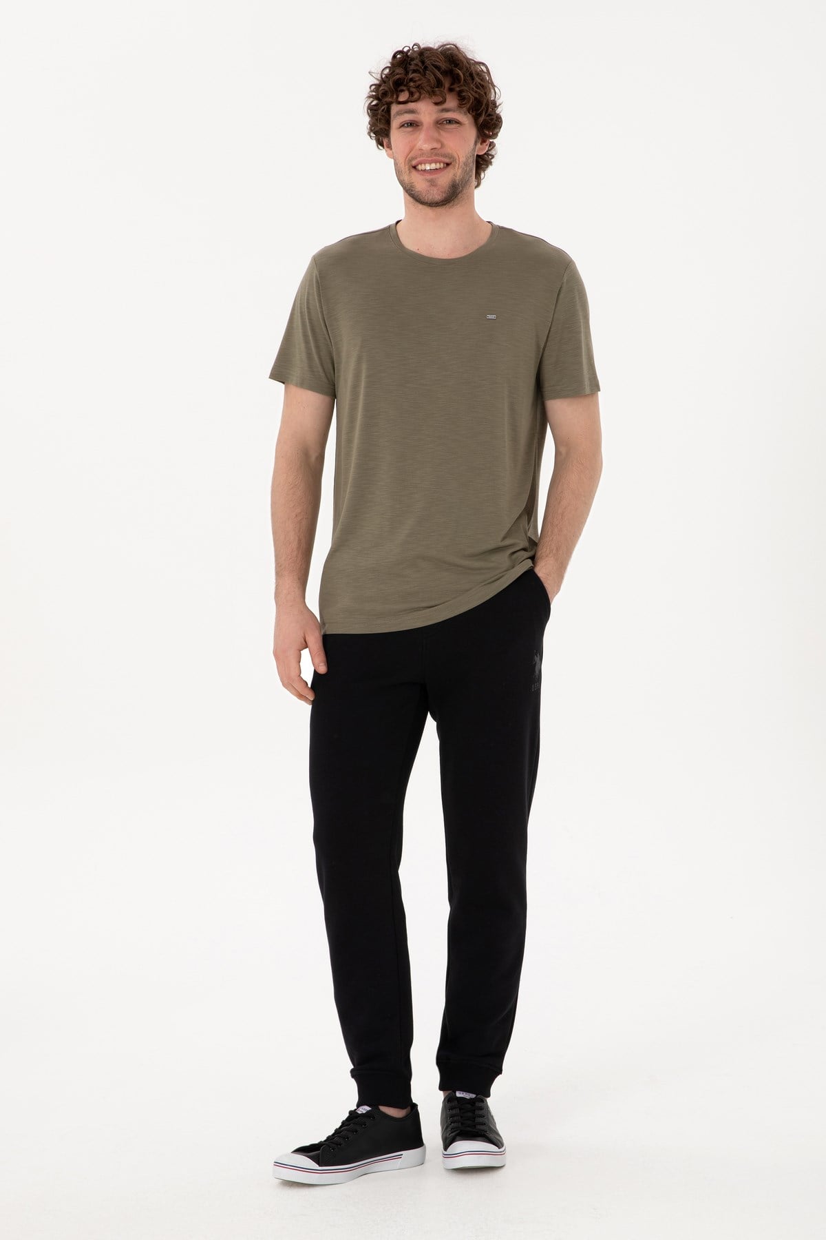 Lastikli Bel Slim Fit Erkek Örme Pantolon Herold