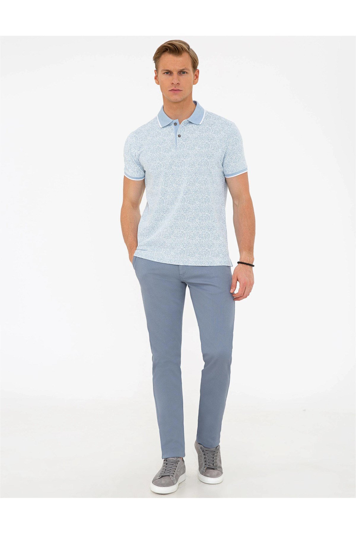 Mint Slim Fit Polo Yaka Tişört G021SZ011.000.1201144.VR152