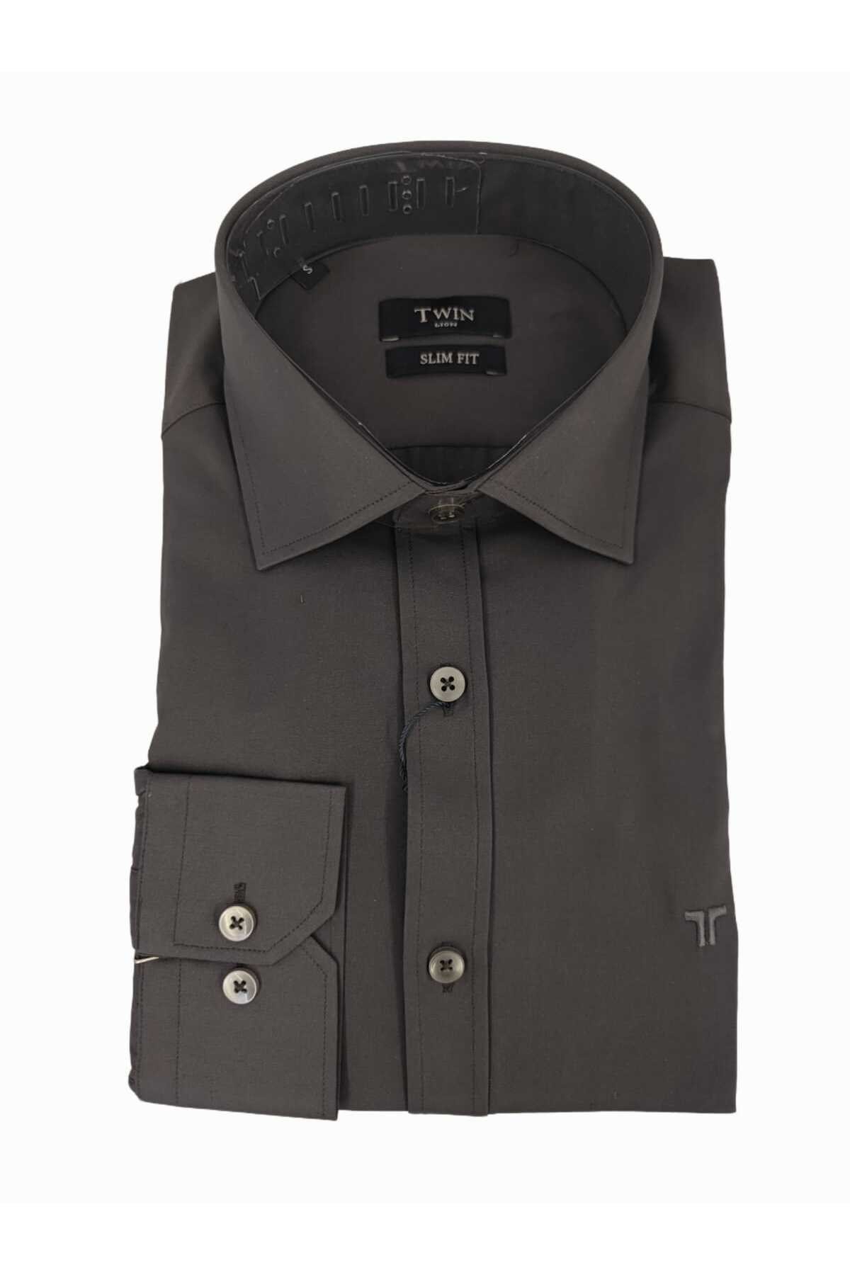 Twin Lion Slim Fit Uzun Kollu Gömlek