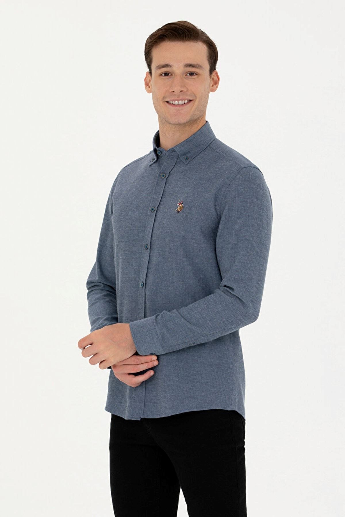 U.S. Polo Assn. Erkek Slim Fit Gömlek - G081SZ004-000-1672287