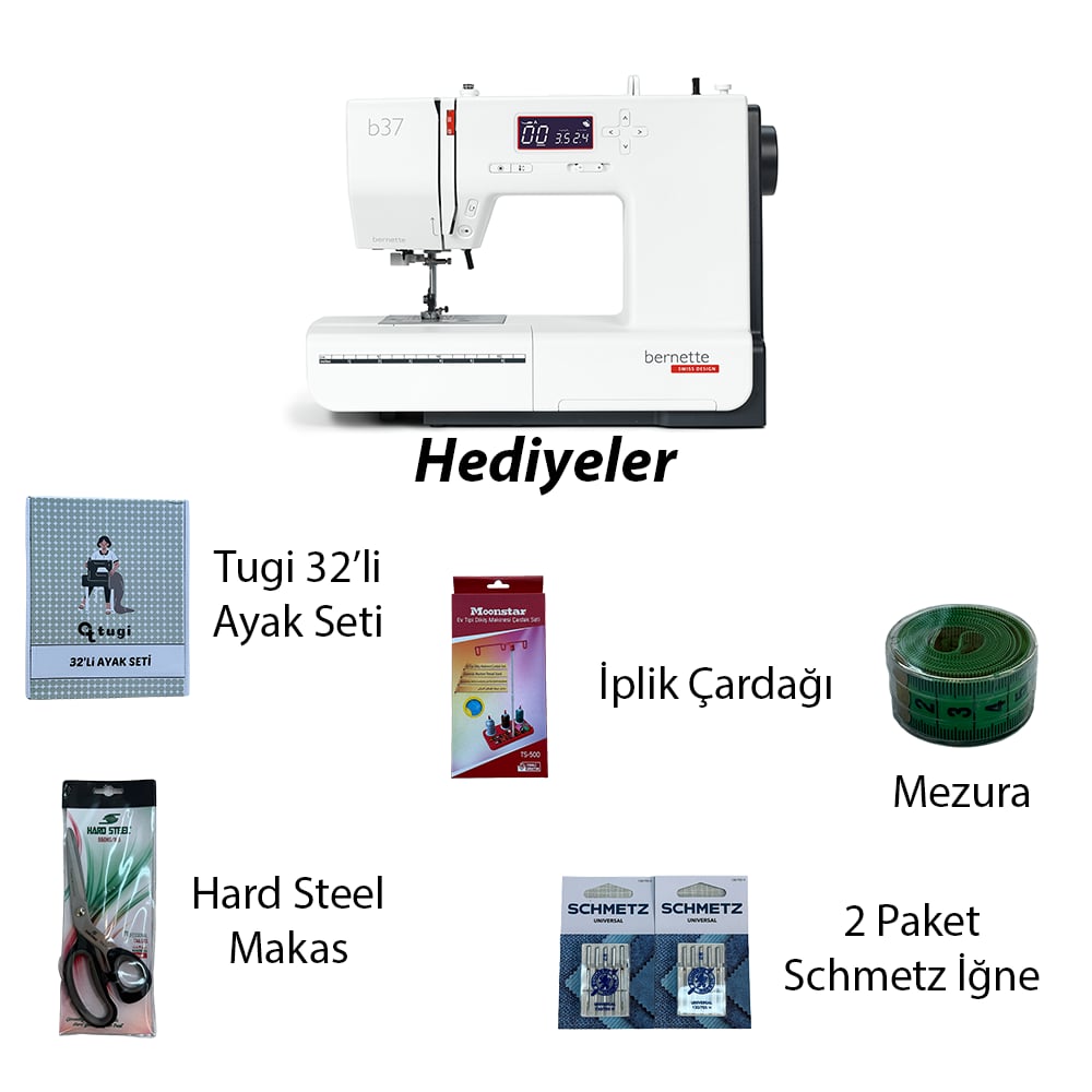 Bernette B37 Dikiş MakinesiBernetteTopcular MakinaDikiş Makineleri