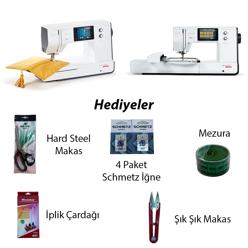 Bernette B79 Dikiş ve Nakış MakinesiBernetteTopcular MakinaPiko & Nakış Makineleri