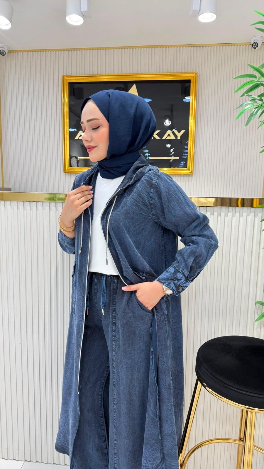 8000 Tuana İkili Takım İndigo