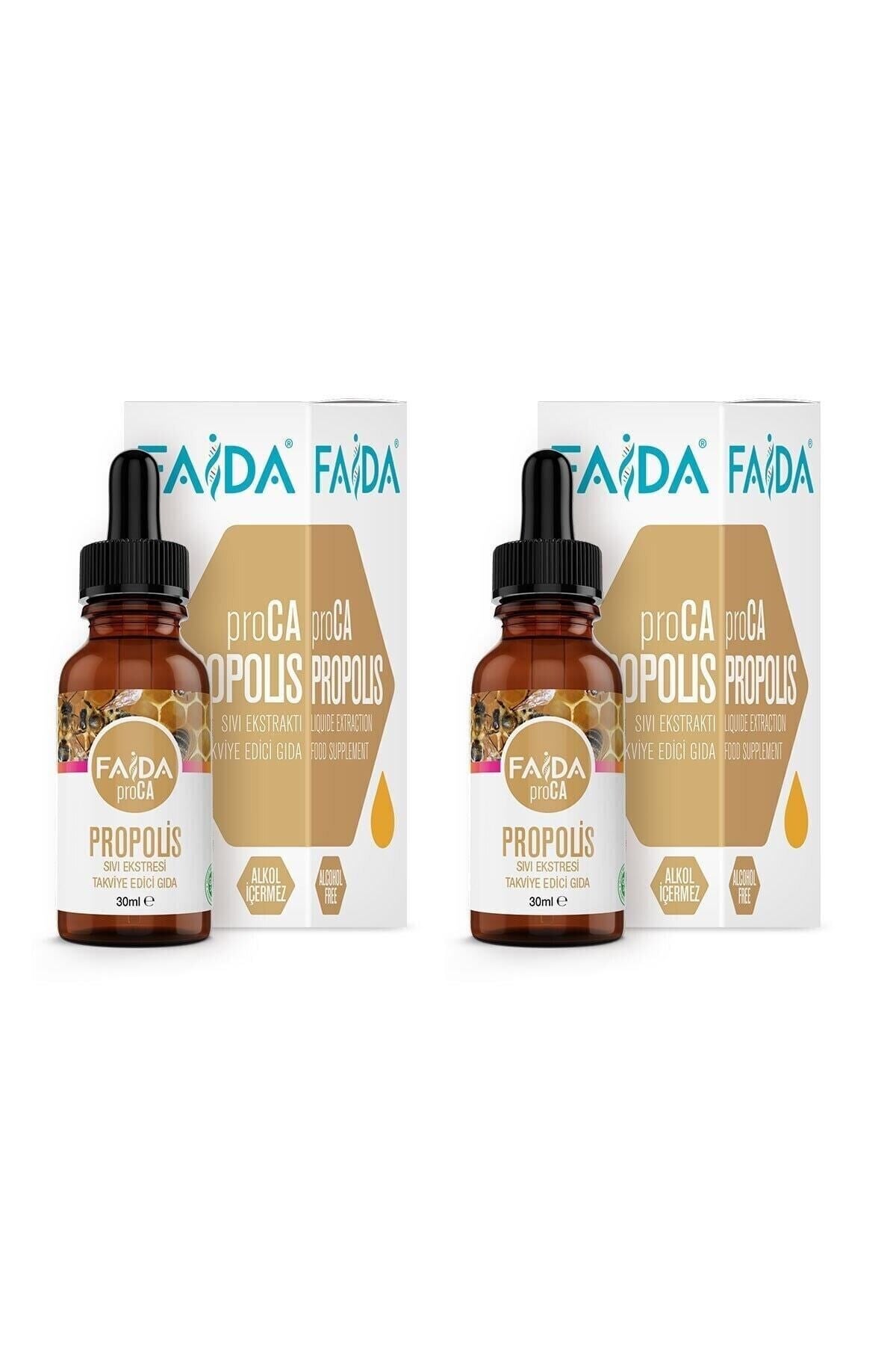 Proca Propolis Ekstraktı Suda Çözünür Damla 30ml 2'li Paket