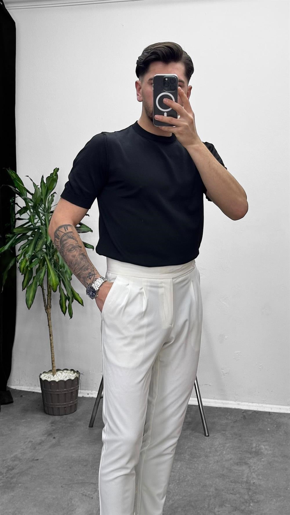 MR Basic Triko Tişört Siyah