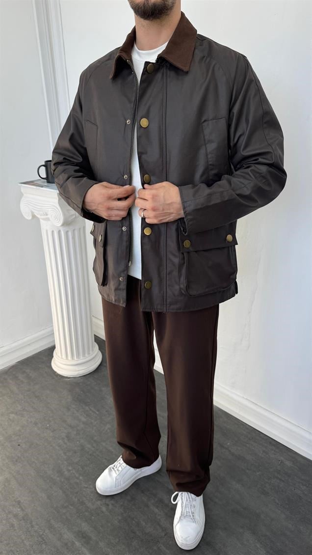 MR Premium Barbour Mont Kahverengi