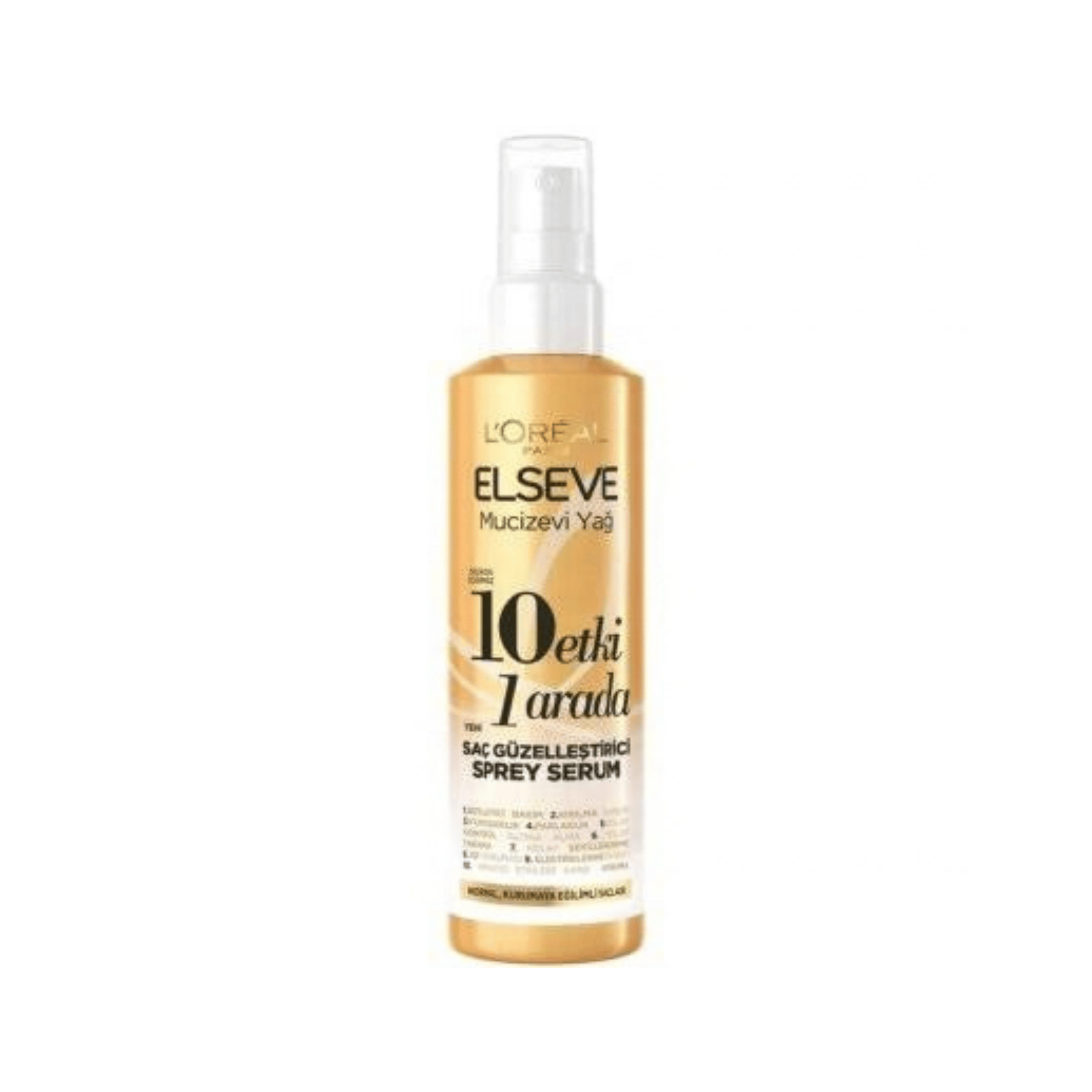 Elseve Mucizevi Yağ 10 Etki 1 Arada Saç Güzelleştirici Sprey Serum 150ml