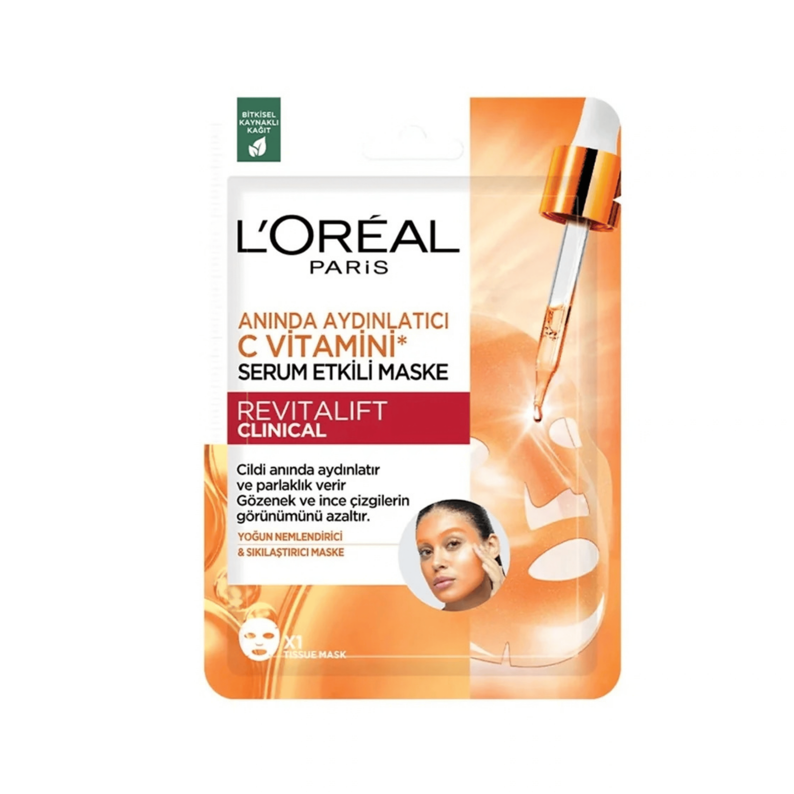 Loreal Paris Revitalift C Vitamini Aydınlatıcı Etkili Maske 26gr