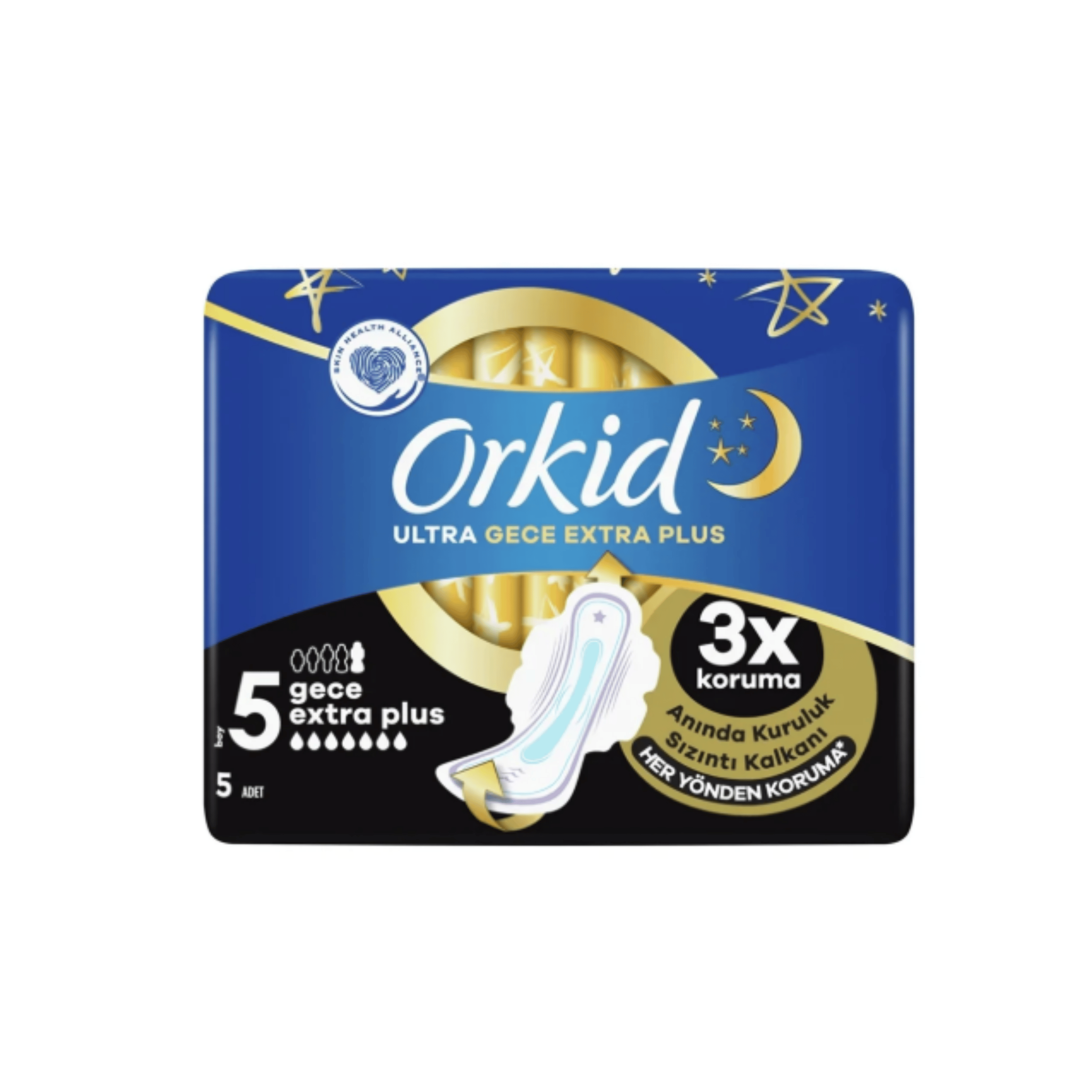 Orkid Ultra Gece Extra Plus Ped 5 Adet