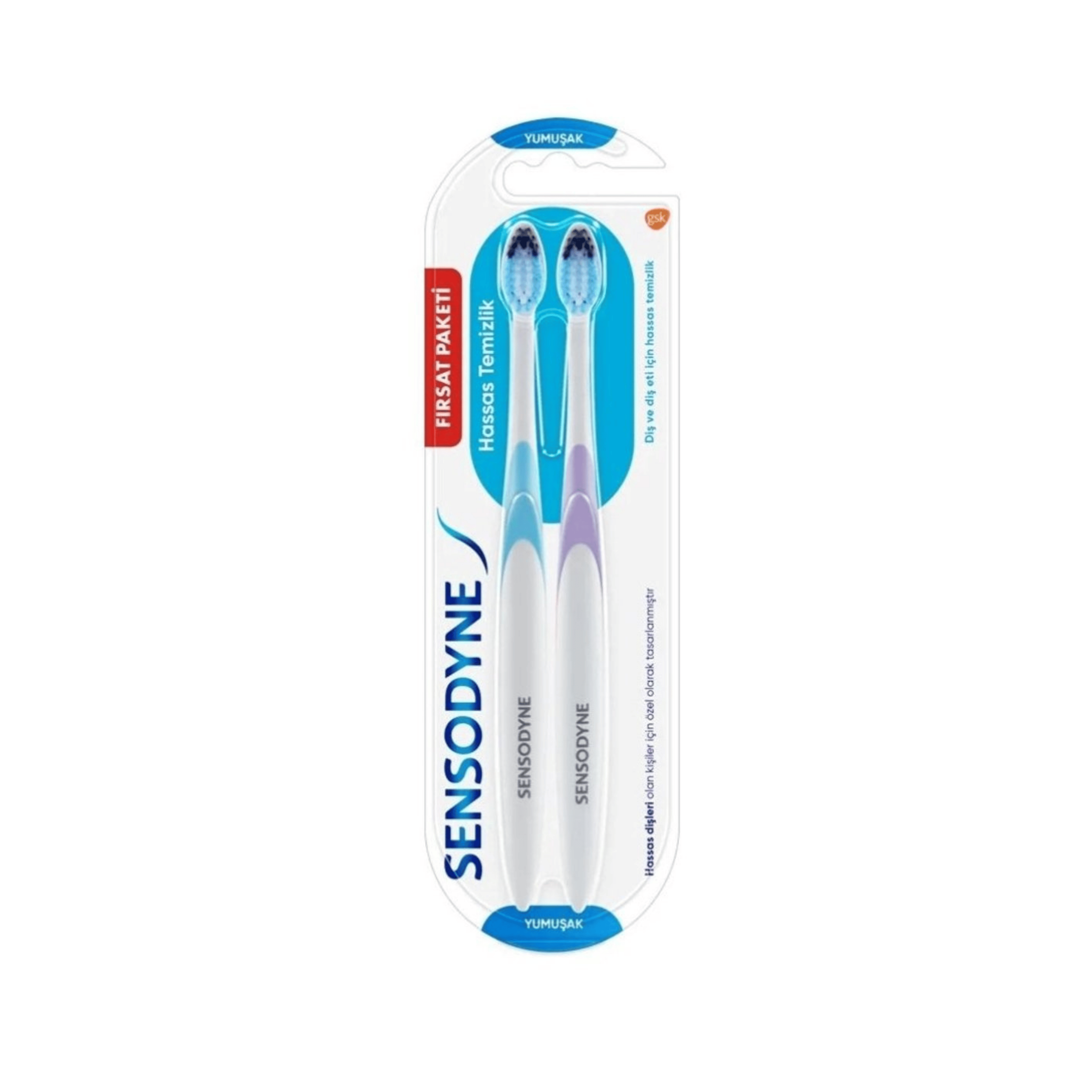 Sensodyne Hassas Temizlik Diş Fırçası Yumuşak - 2'li Fırsat Paketi