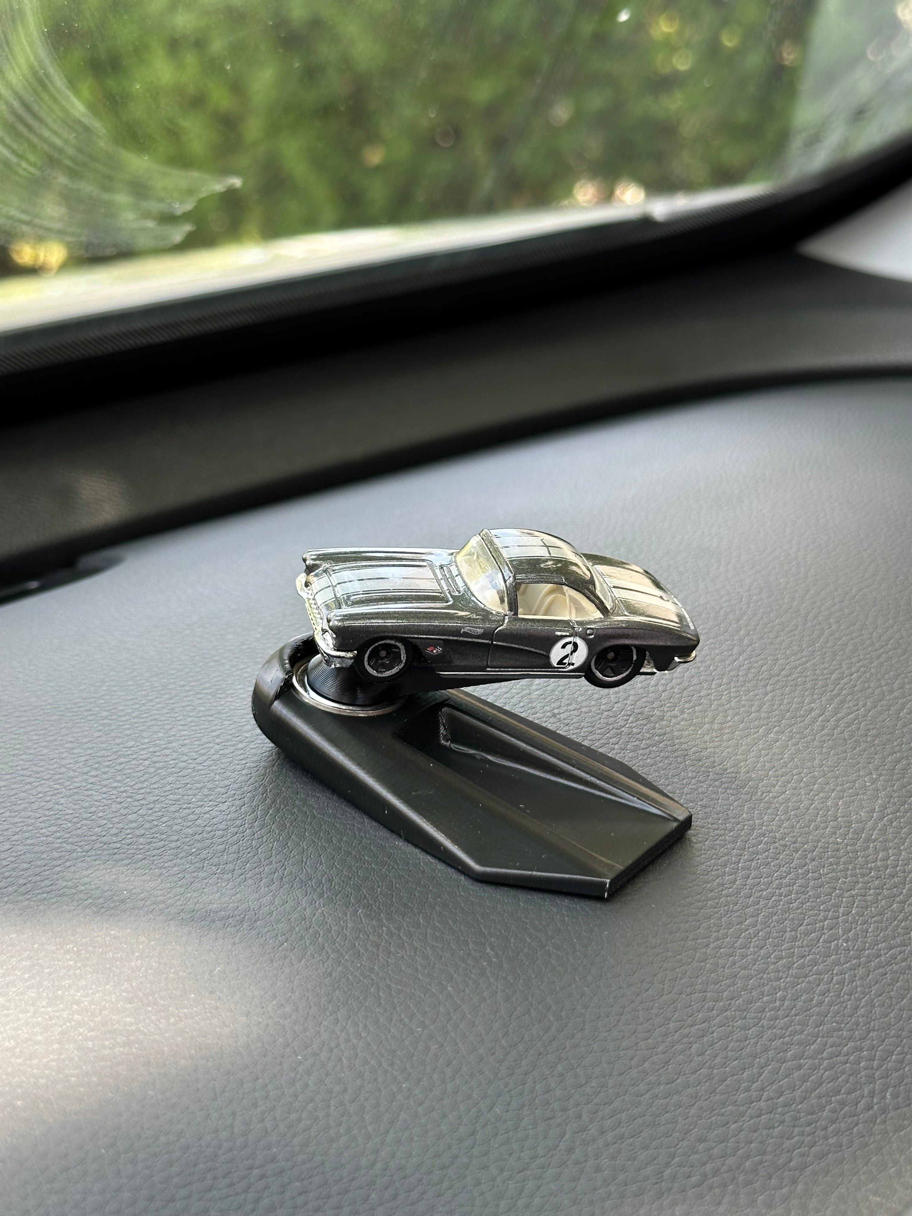 1962 Chevrolet Corvette Siyah Metal Model Torpido Drifter Seti Torpido Süsü