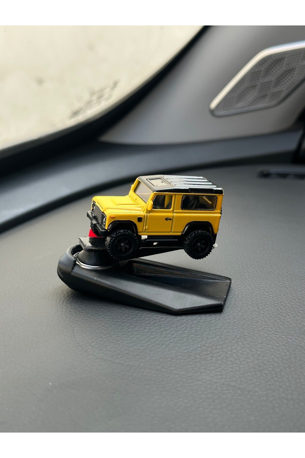 Land Rover Defender 90 Sarı Metal Model Torpido Drifter Seti Torpido Süsü
