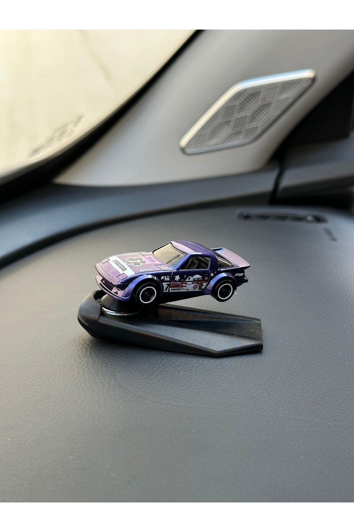 Mazda RX-7 Mor Metal Model Torpido Drifter Seti Torpido Süsü