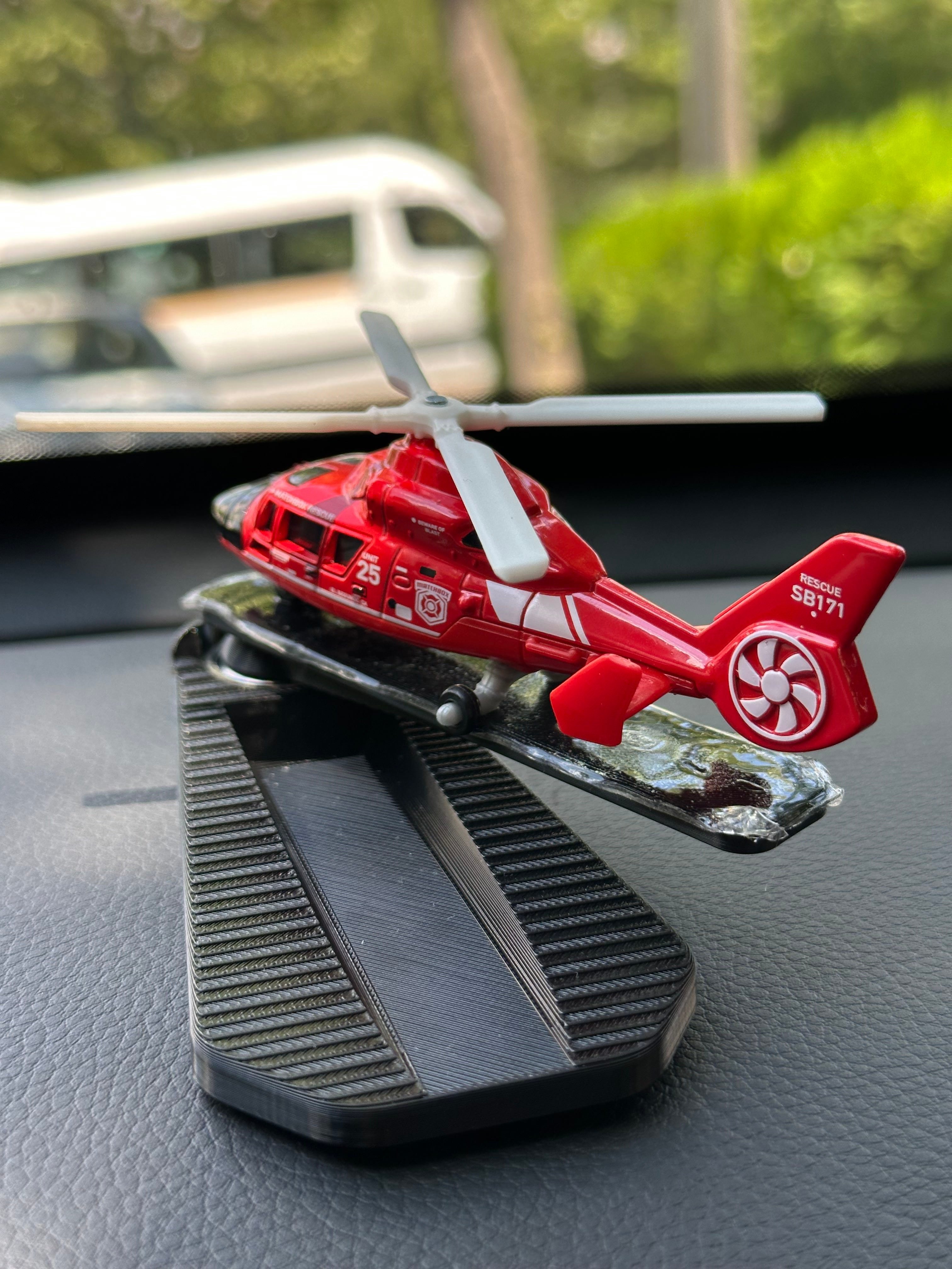 MBX Rescue Kırmızı Metal Gövdeli Model Helikopter Torpido Drifter Seti Torpido Süsü