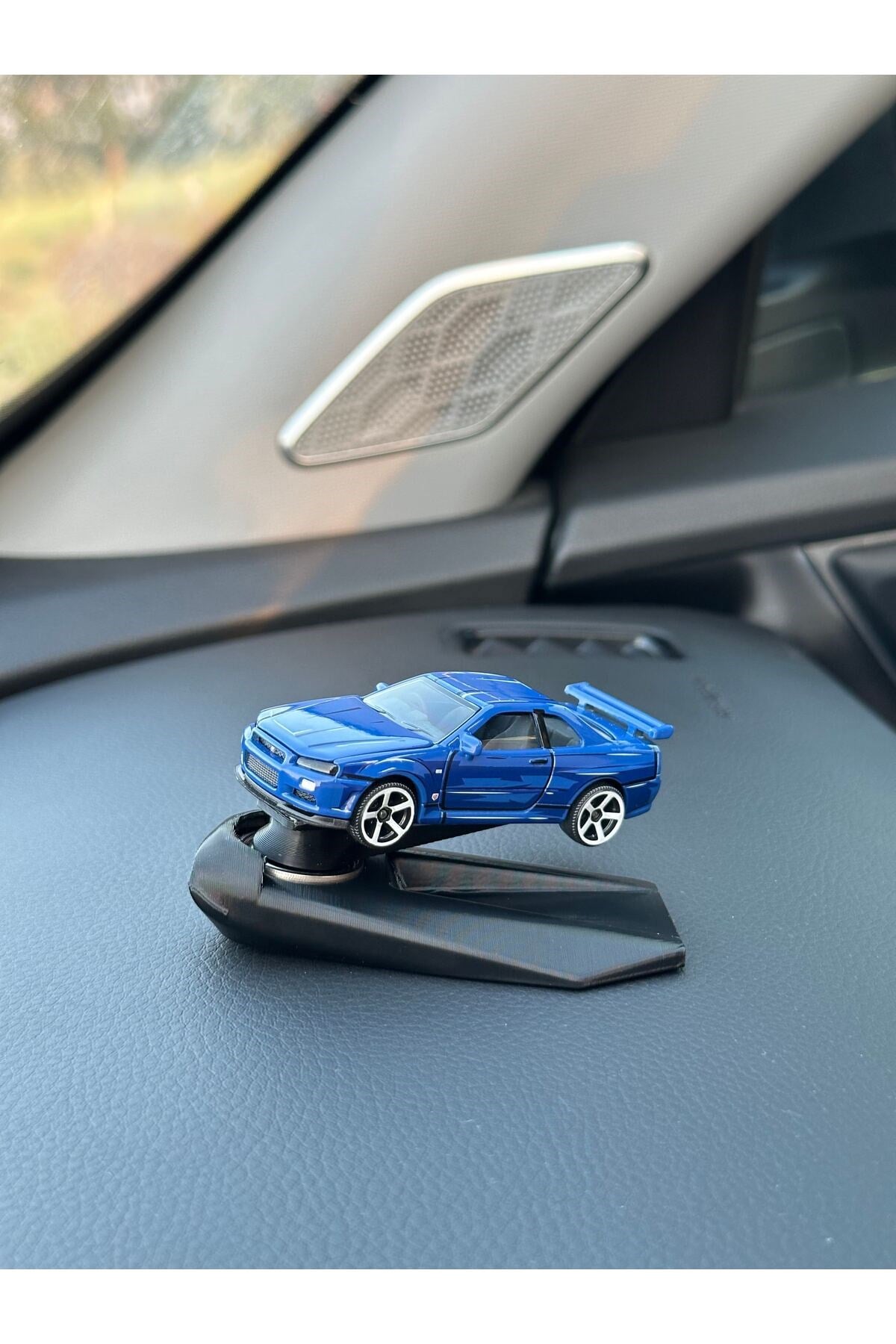 Nissan GT-R R34 Mavi Metal Araç Torpido Drifter Seti Torpido Süsü
