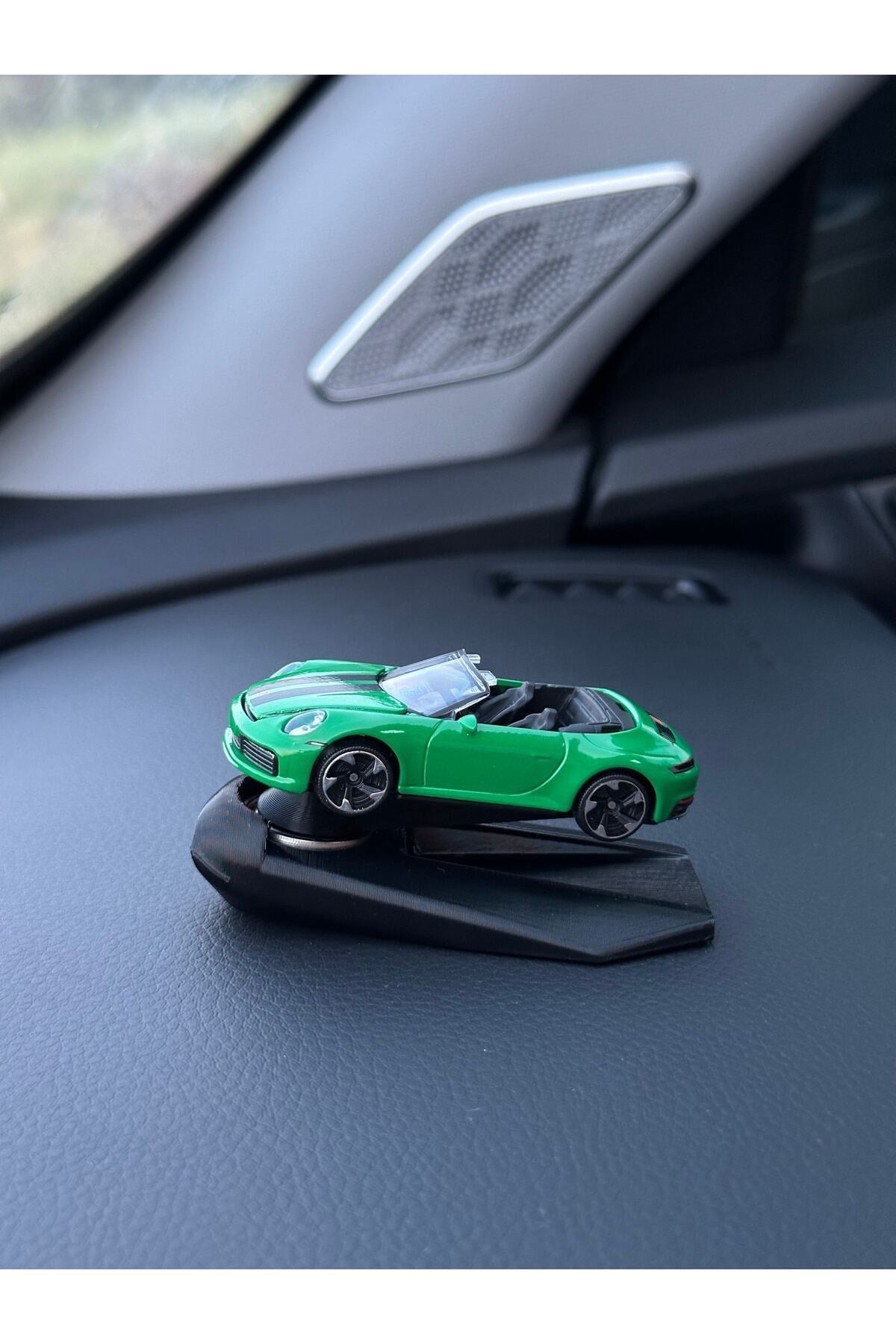 Porsche 911 Yeşil Metal Araç Torpido Drifter Seti Torpido Süsü