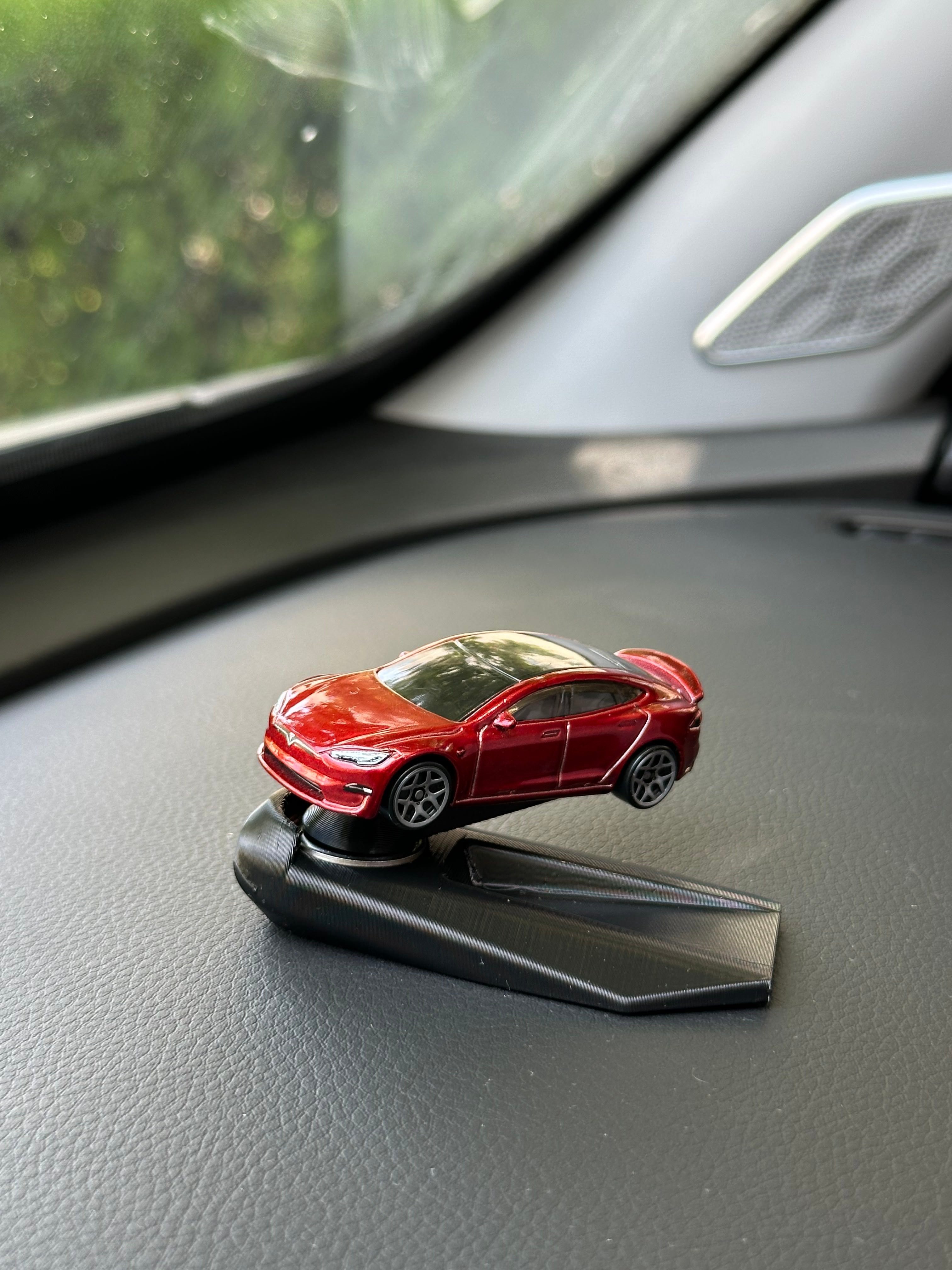 Tesla Model S Plaid Kırmızı Metal Model Torpido Drifter Seti Torpido Süsü