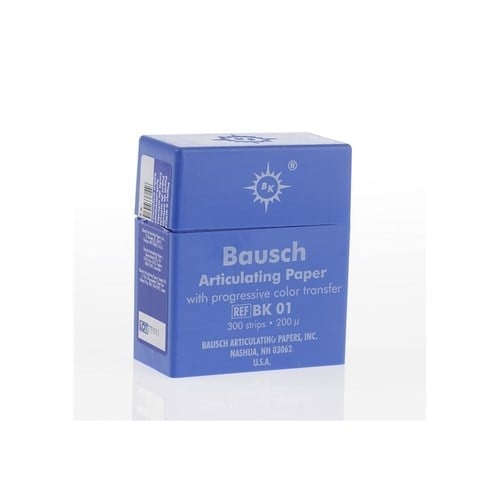 Bausch Artikülasyon Kağıdı Düz - Mavi 300'lük