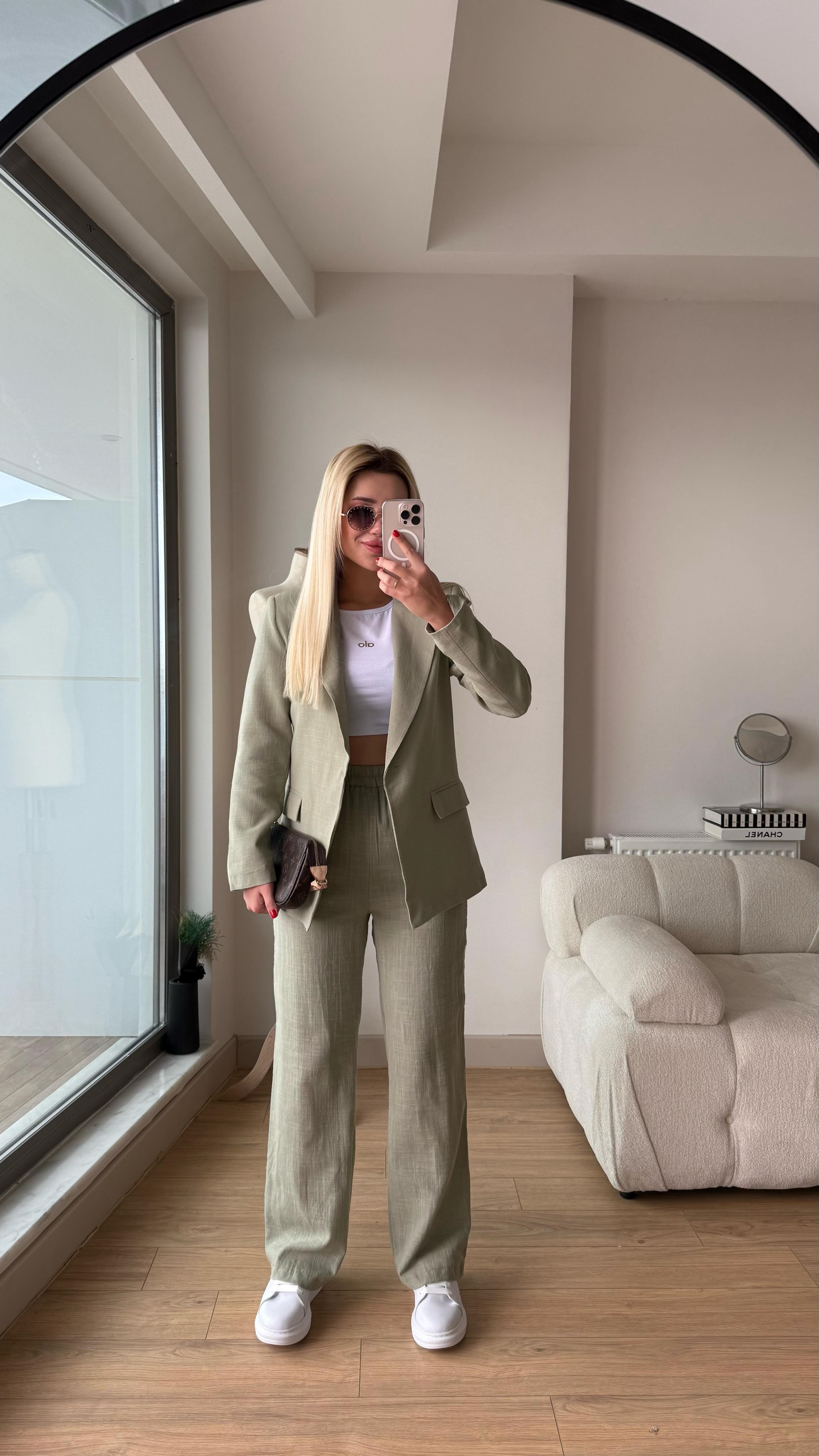 Keten ikili takım yeşil