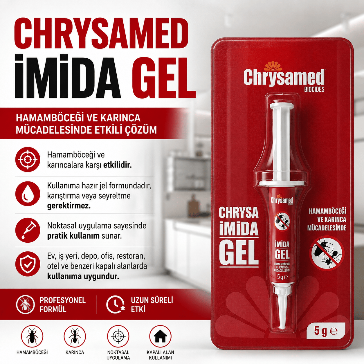 CHRYSAMEDCHRYSA İMİDA JEL 5 GR