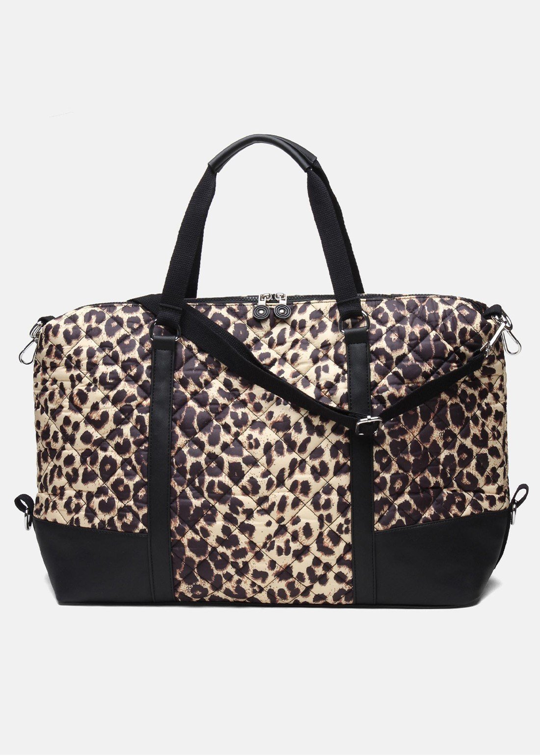 Nova Quilted Kadın Omuz Çantası - Leopar