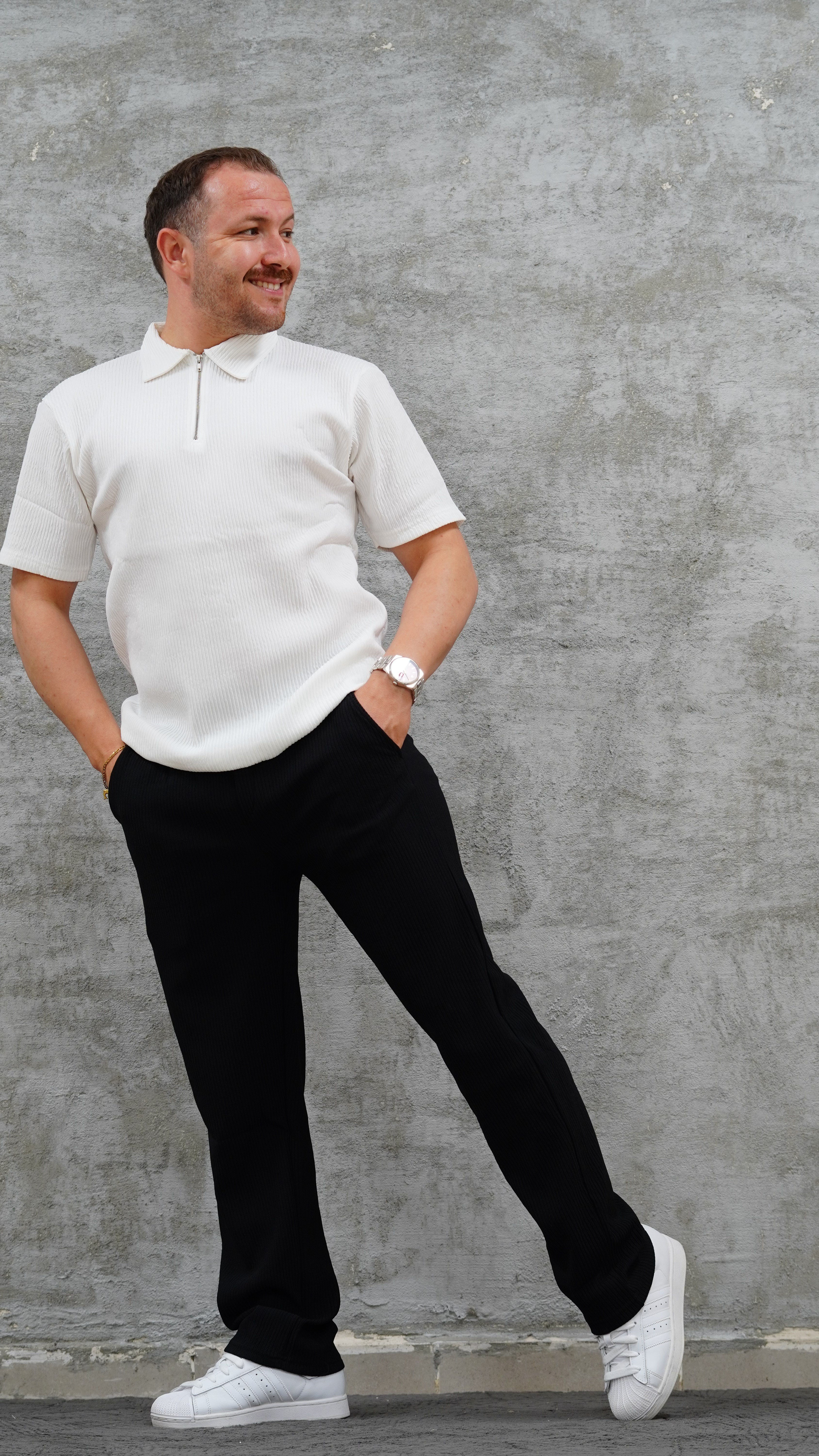 SİYAH FİTİLLİ  RAHAT JOGGER 
