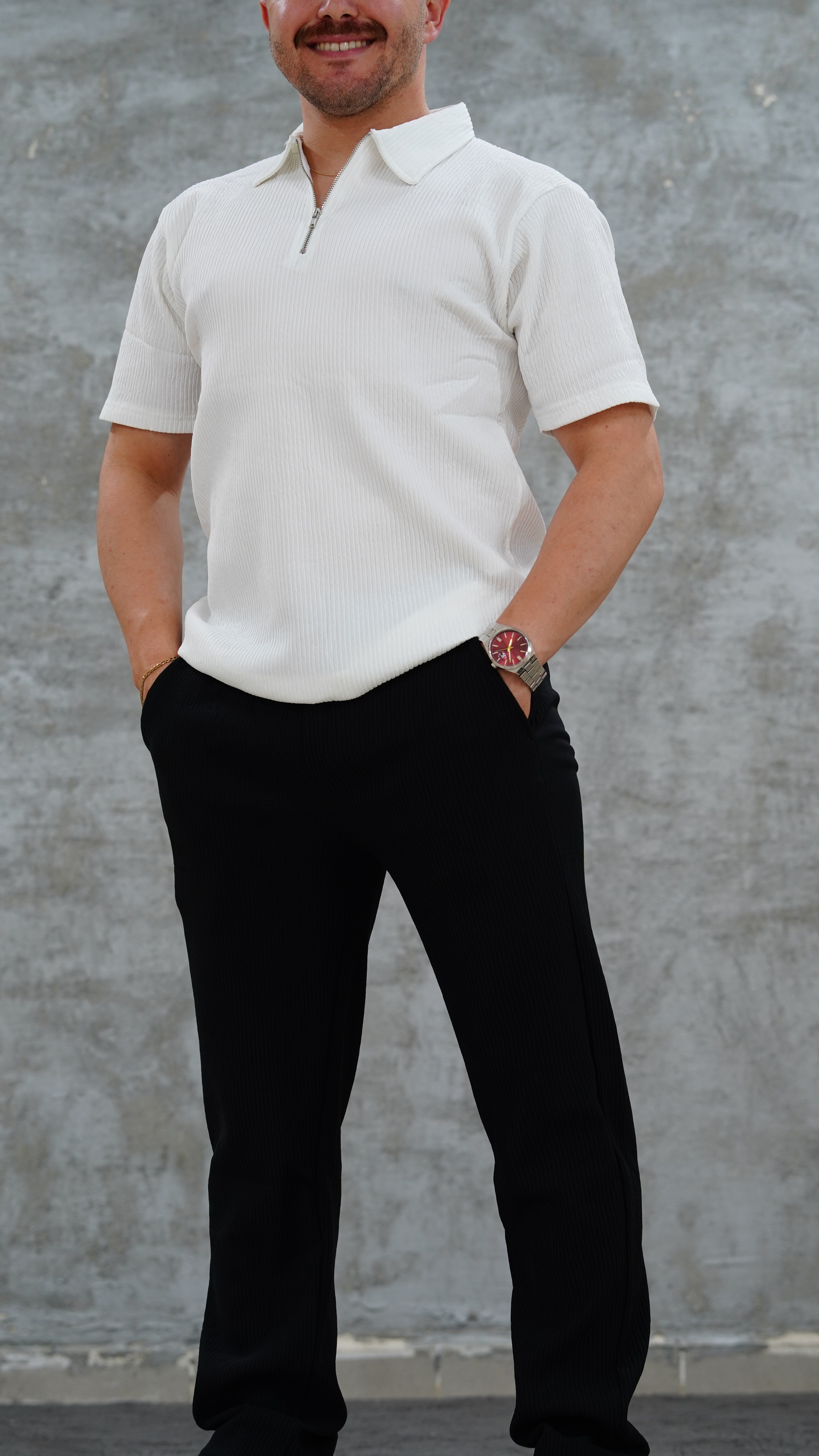 SİYAH FİTİLLİ  RAHAT JOGGER 