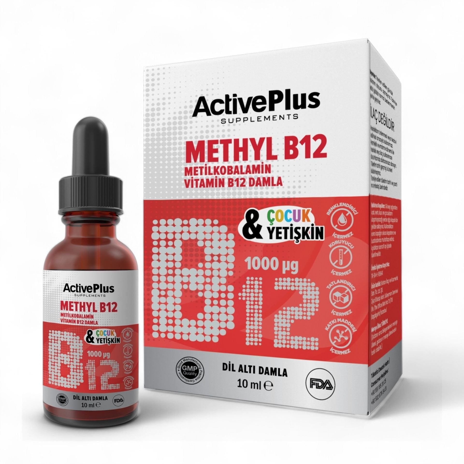 Methyl B12 Vitamin Damla