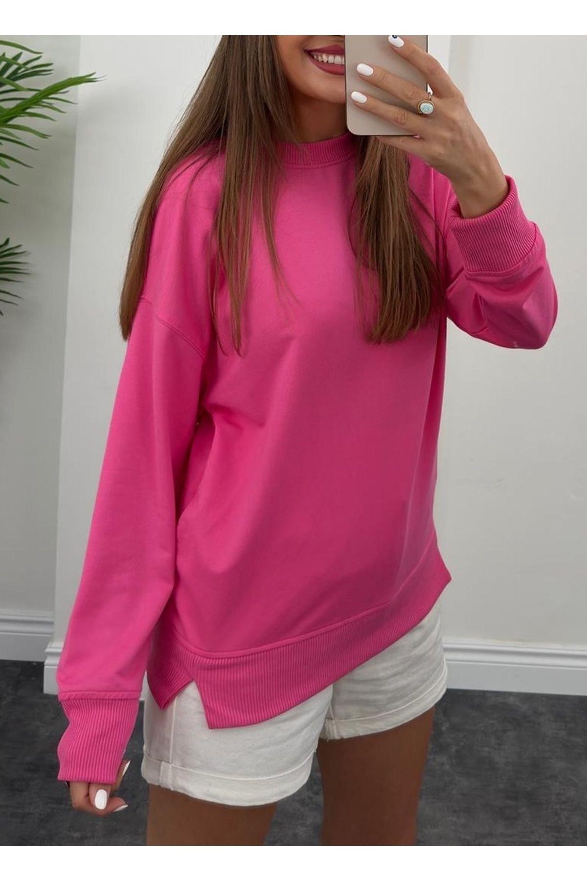 Basic Kadın Sweatshirt 1. Sınıf Kalite