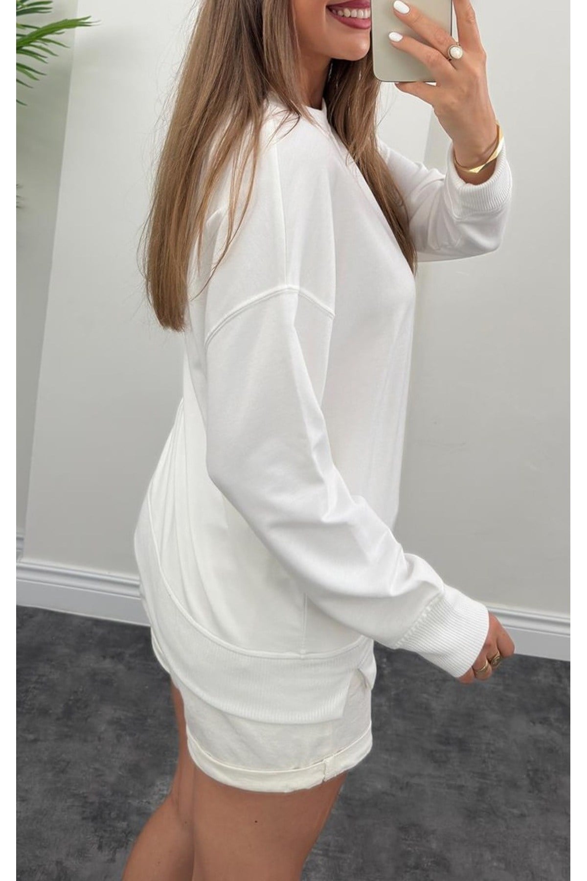 Basic Kadın Sweatshirt 1. Sınıf Kalite