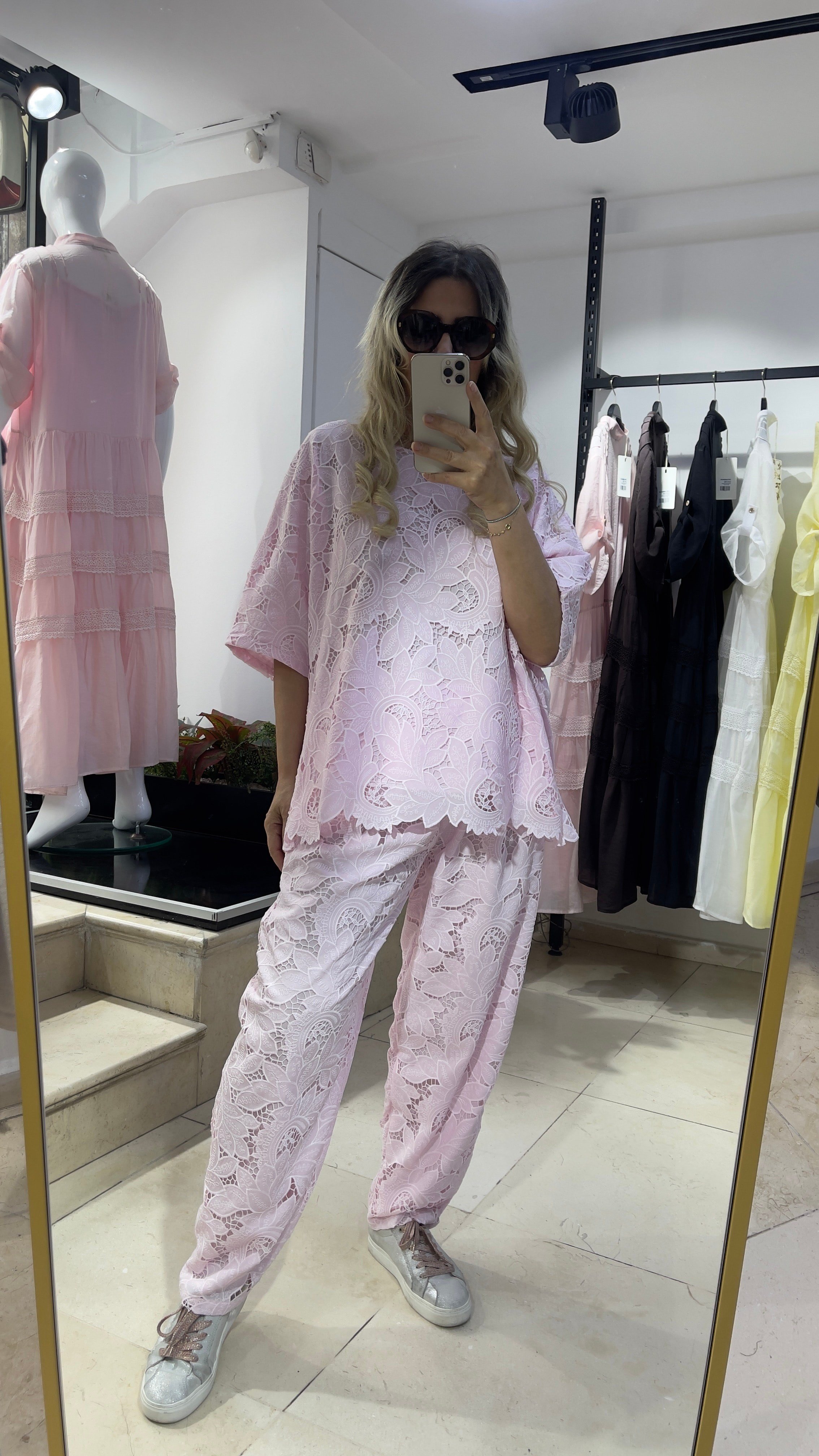 Bella Güpür Oversize Takım